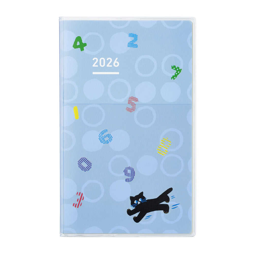 KOKUYO 2026 Jibun Techo Diary Days mini x SOUSOU Blue