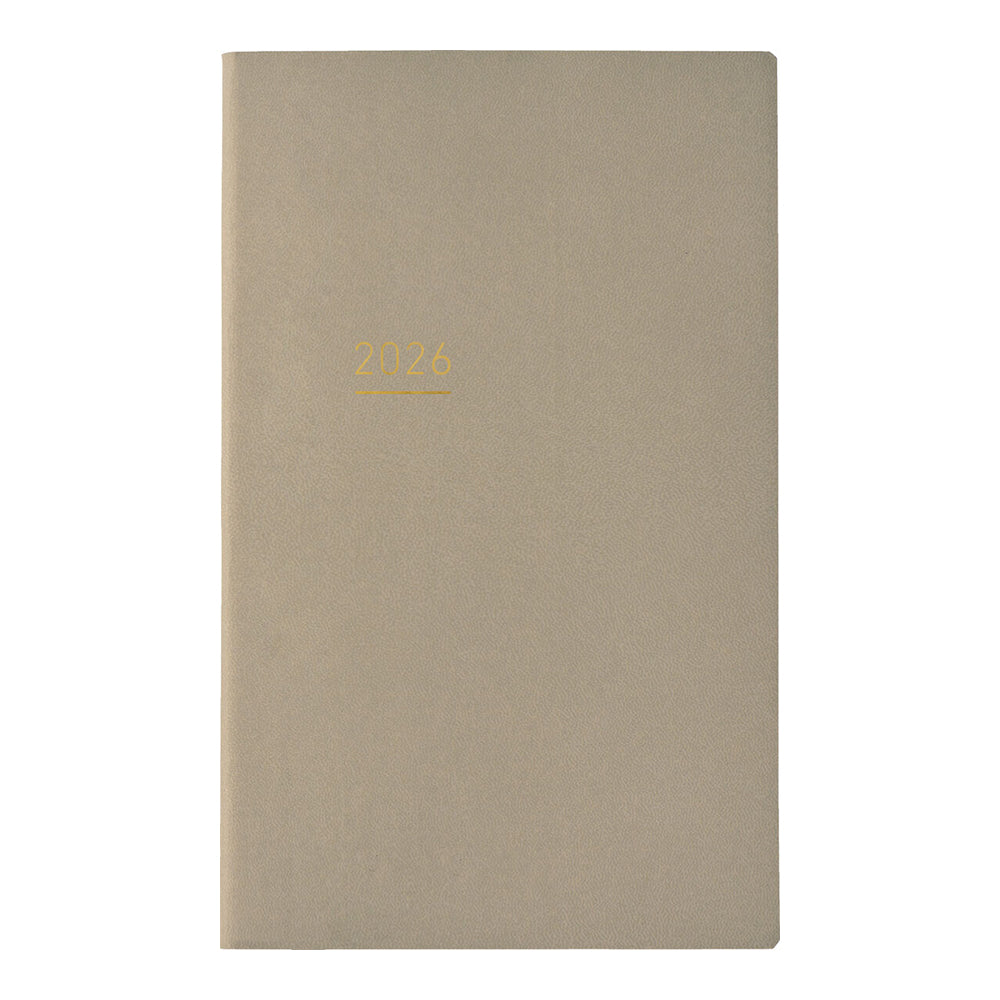 KOKUYO 2026 Jibun Techo Diary Lite mini Beige