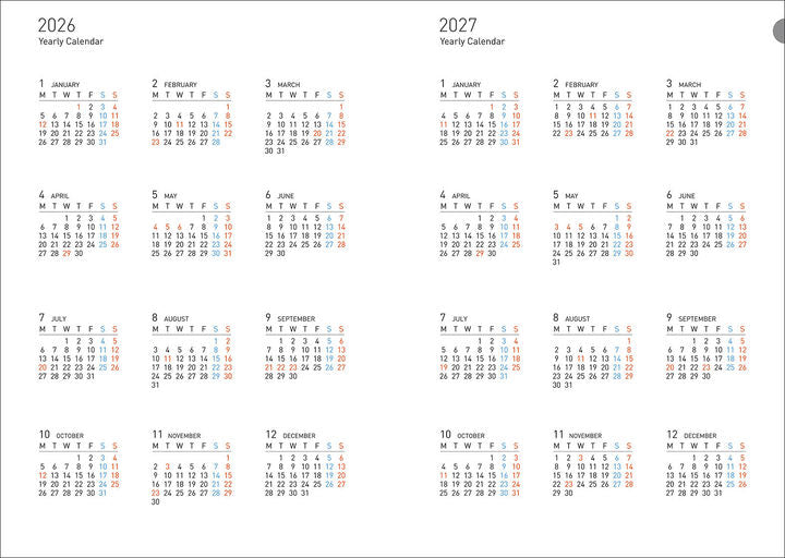 KOKUYO 2026 Soft Ring Diary A5 Black