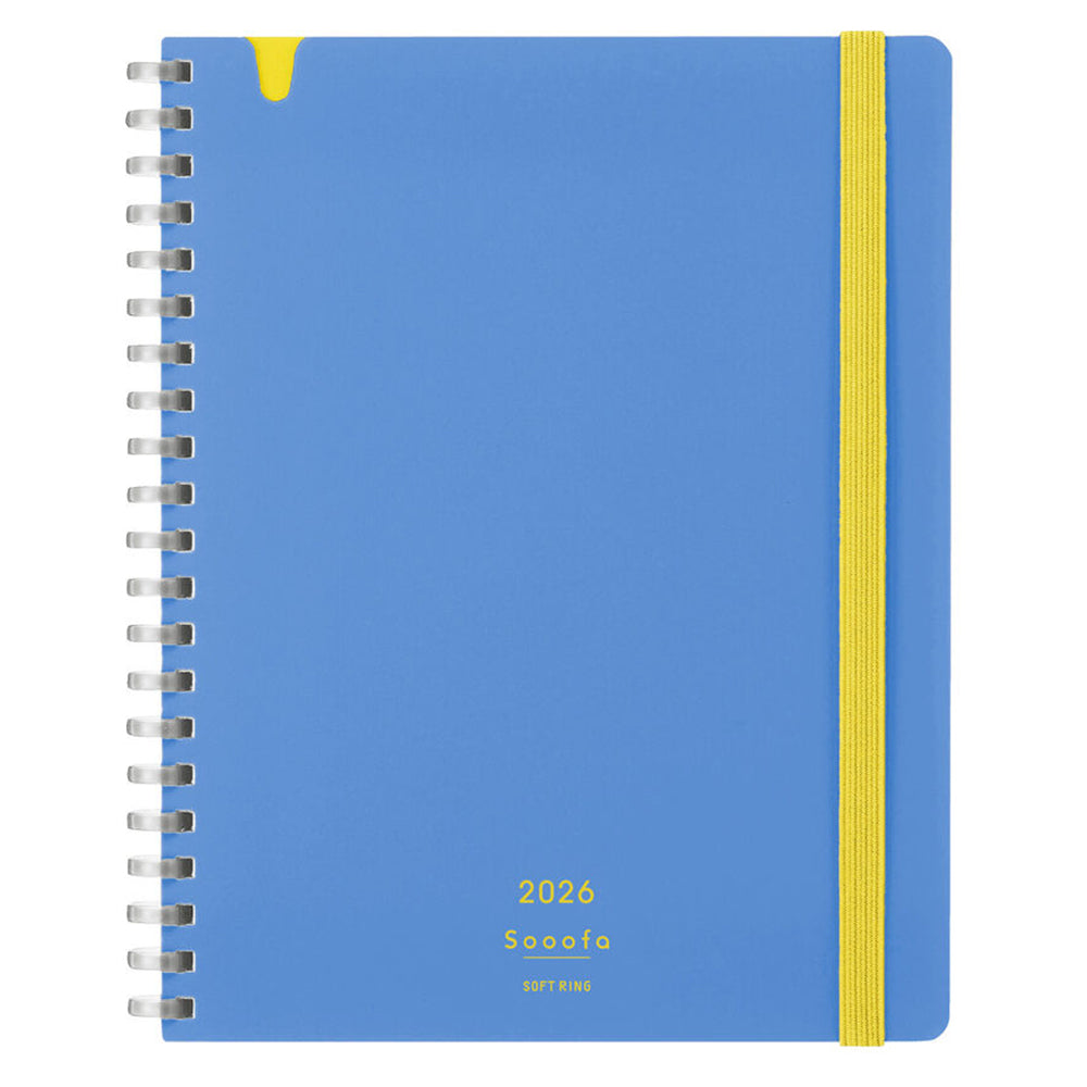 KOKUYO 2026 Soofa Soft Ring Diary B6 Light Blue