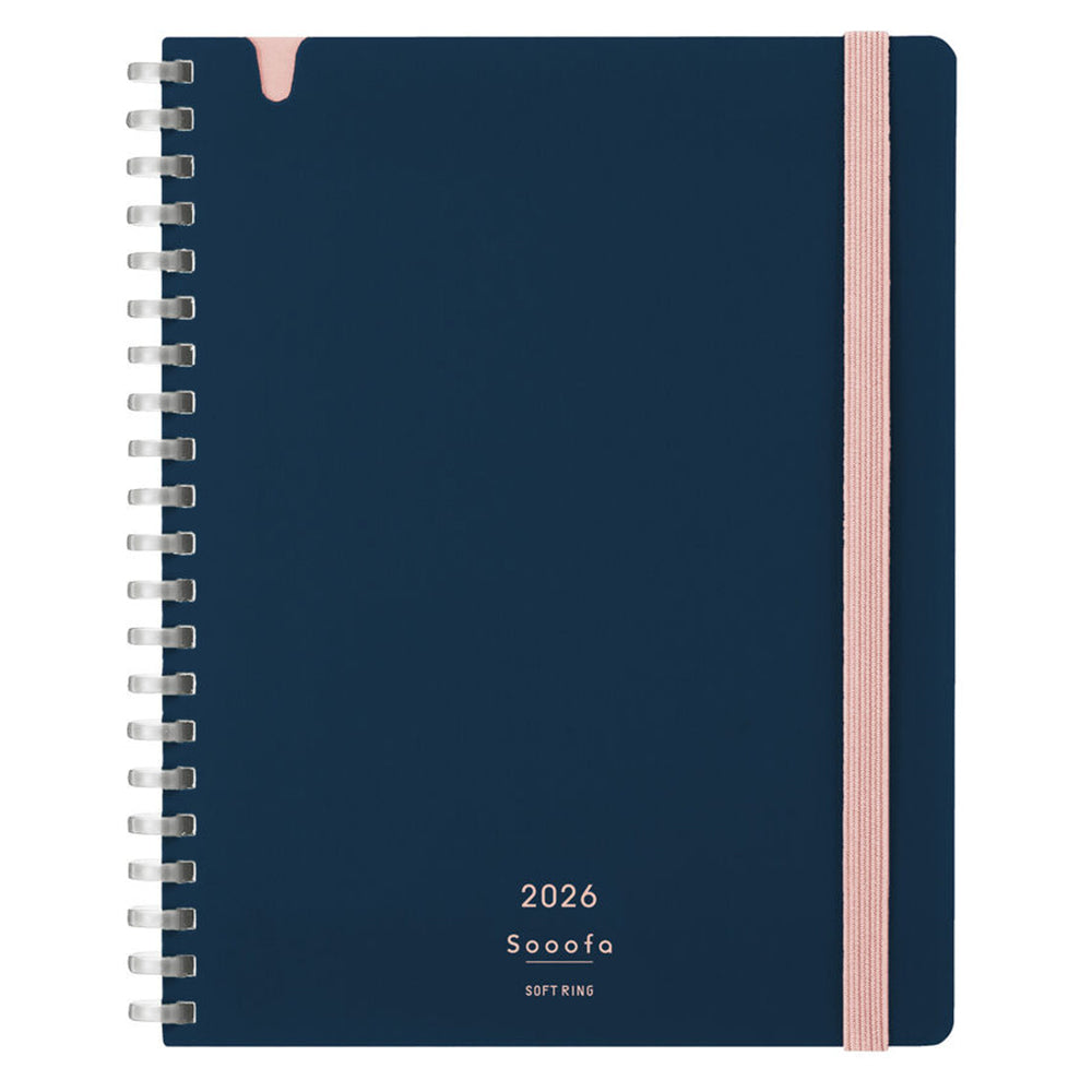KOKUYO 2026 Soofa Soft Ring Diary B6 Navy