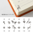 MIDORI Diary 5 Years Gate Mini Red