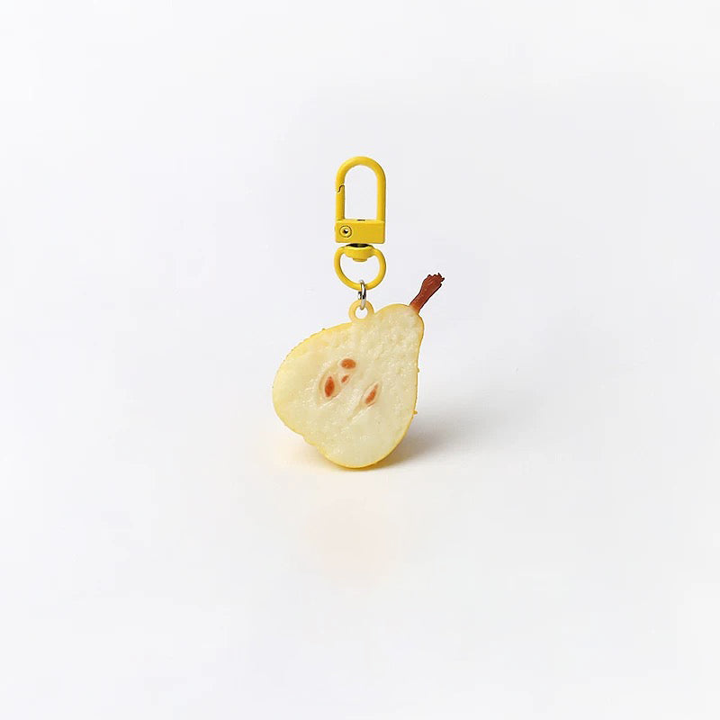 JIPPURI Keychain Juicy Slice Pear