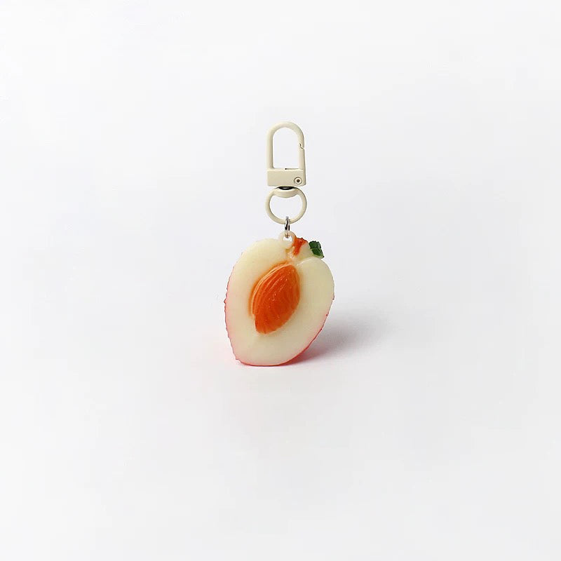 JIPPURI Keychain Juicy Slice Peach