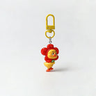 JIPPURI Keychain Cheeky Duck Flower Hat