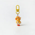 JIPPURI Keychain Cheeky Duck Swimming Ring