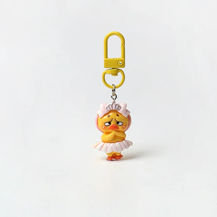 JIPPURI Keychain Cheeky Duck Princess Dress