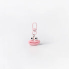 JIPPURI Keychain Cheeky Cartoon Face Pink
