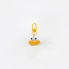 JIPPURI Keychain Cheeky Cartoon Face Yellow