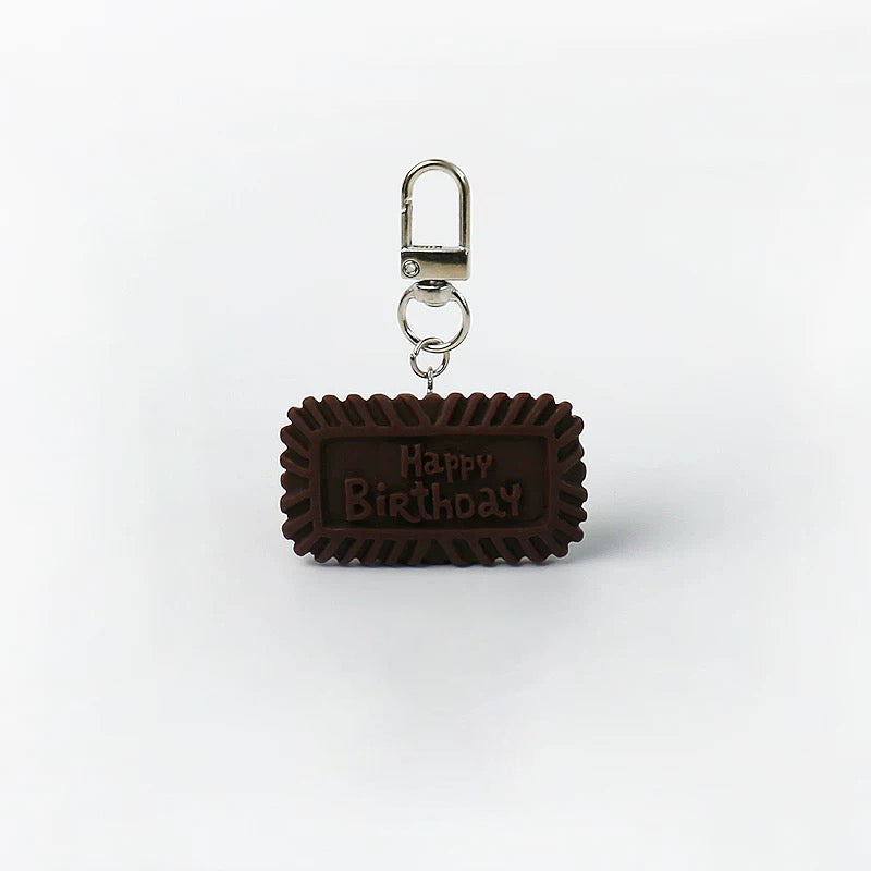 JIPPURI Keychain Butter Cookie Chocolate Chip