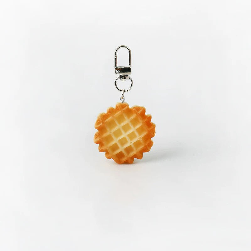 JIPPURI Keychain Butter Cookie Waffle