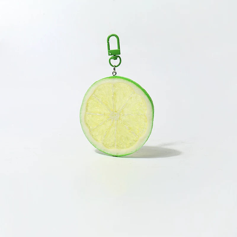 JIPPURI Keychain Lemon Slice Green