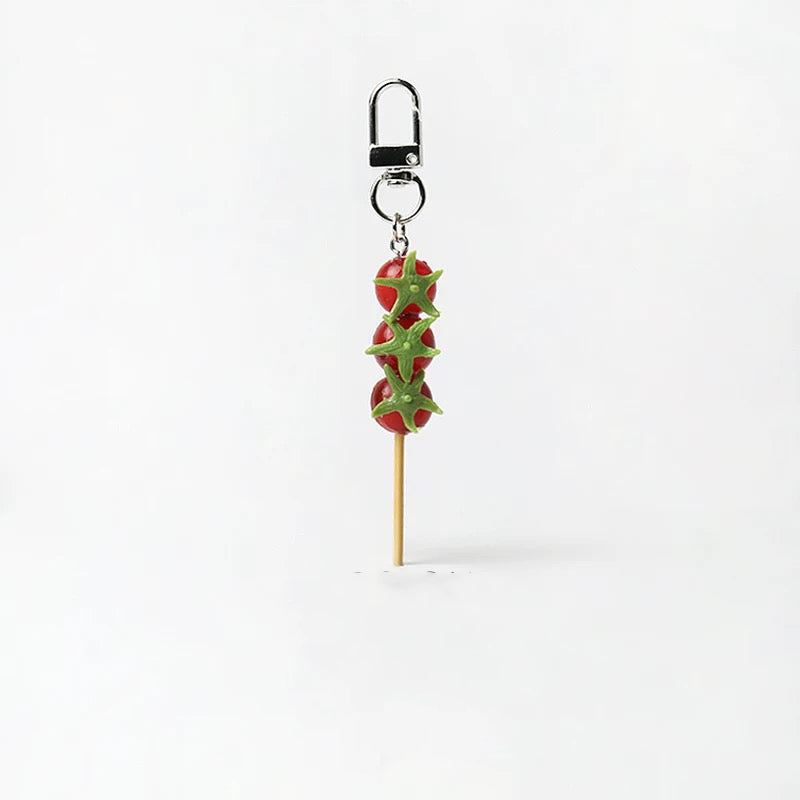 JIPPURI Keychain Skewers Cherry Tomatoes