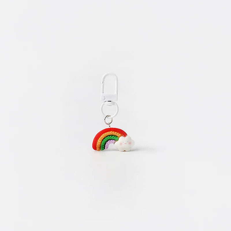 JIPPURI Keychain Crochet Cuties Rainbow