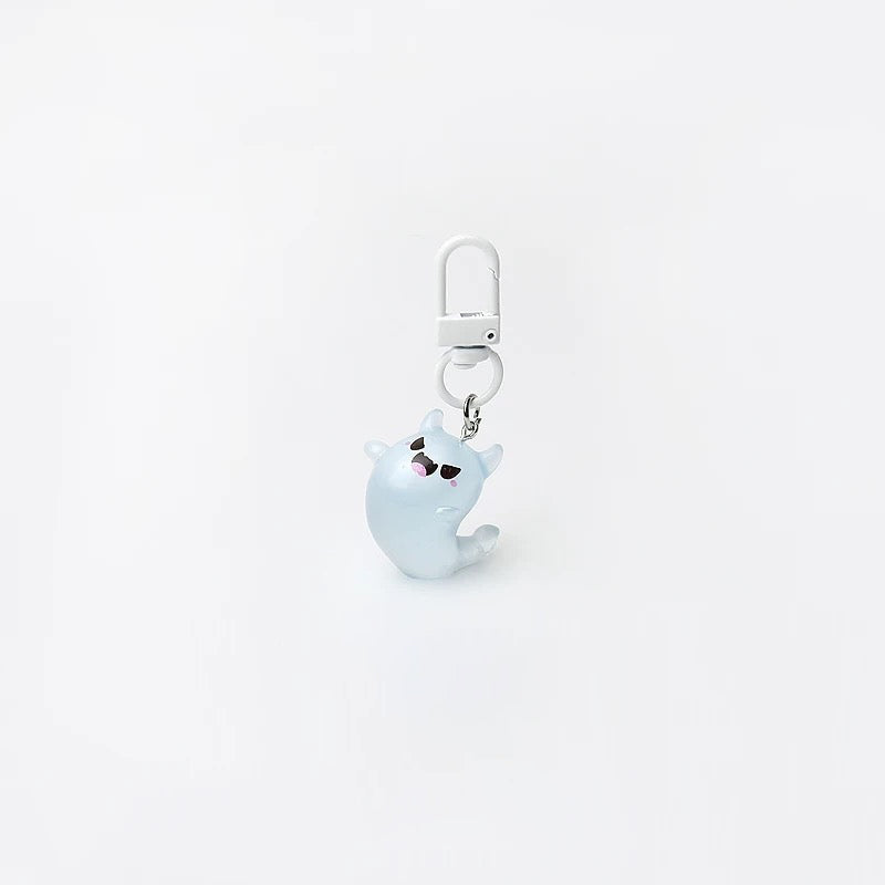 JIPPURI Keychain Jelly Ghost Little Devil