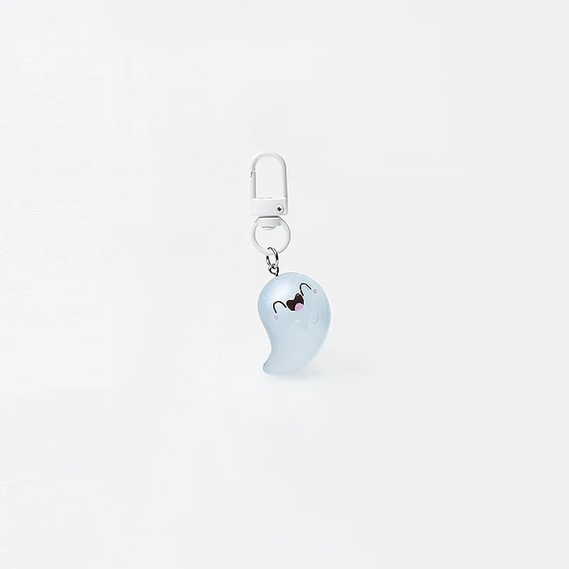 JIPPURI Keychain Jelly Ghost Floating