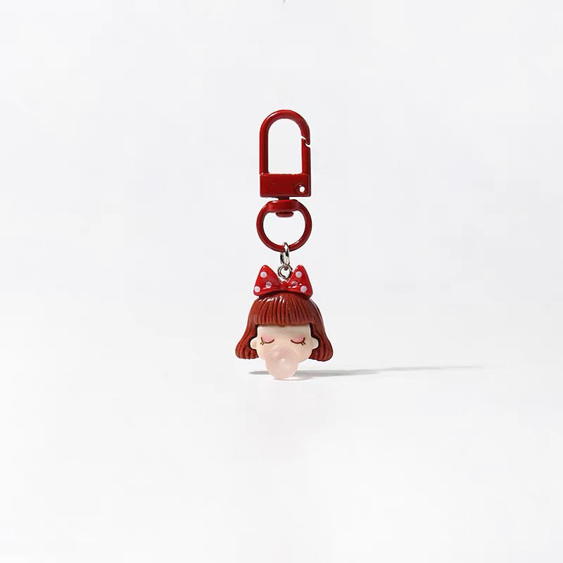JIPPURI Keychain Sweet Couple Girl