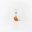 JIPPURI Keychain Mini Sausage Lips Biscuit Round Orange Biscuit