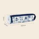 KOKUYO x eric C-2 Transparent Pencase Blue