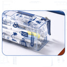 KOKUYO x eric C-2 Transparent Pencase Blue