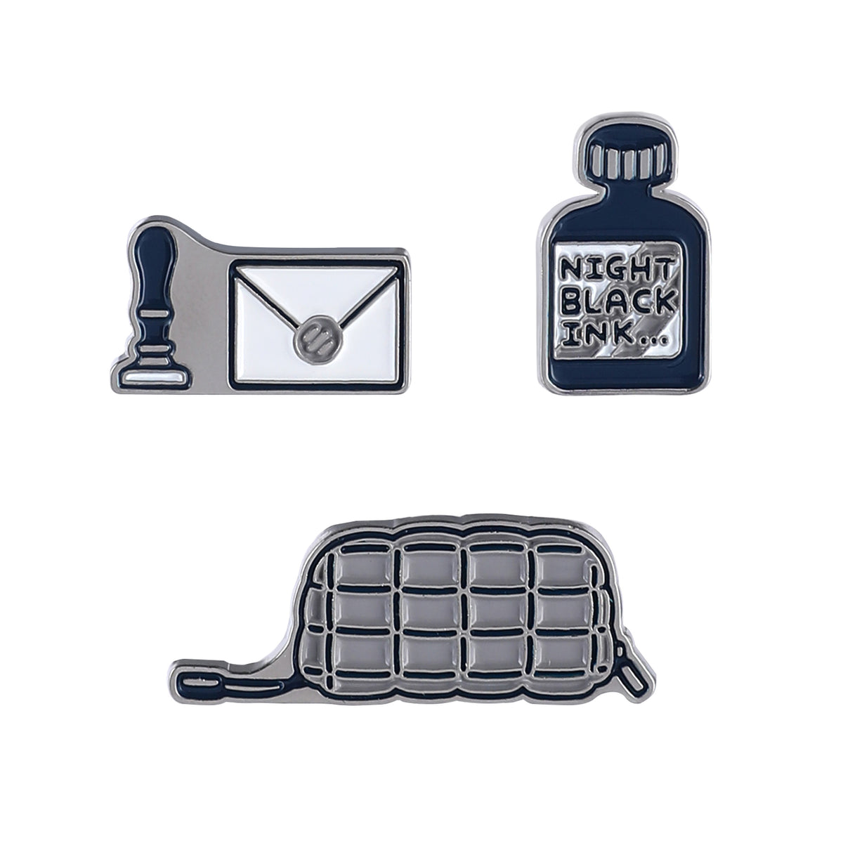KOKUYO x eric Pin Badge Set 2 Nemu Nemu