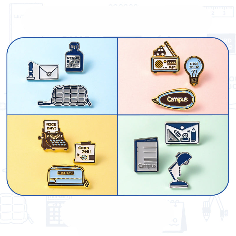KOKUYO x eric Pin Badge Set 5 Correction Tape