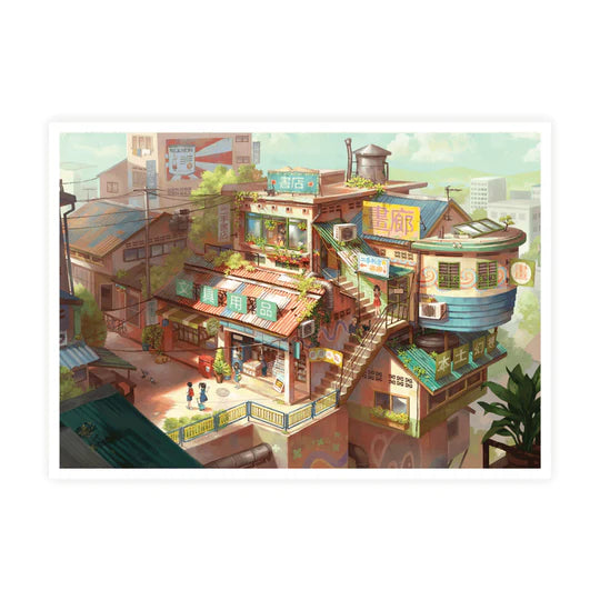 LOKAMADE Malaysia Series Postcard MSP52: Loka Town