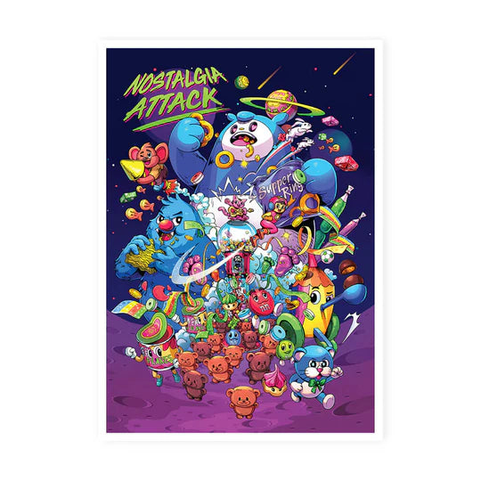 LOKAMADE Malaysia Series Postcard MSP69: Nostalgia Attack