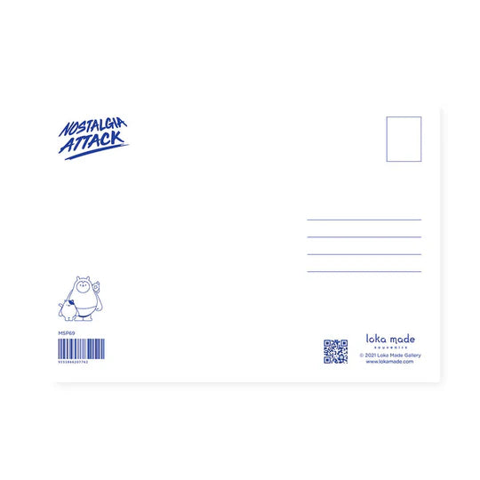 LOKAMADE Malaysia Series Postcard MSP69: Nostalgia Attack