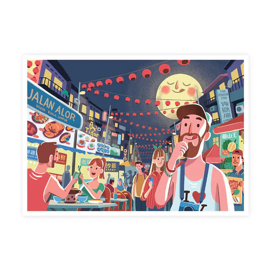LOKAMADE Malaysia Series Postcard MSP70: A Journey Through Taste