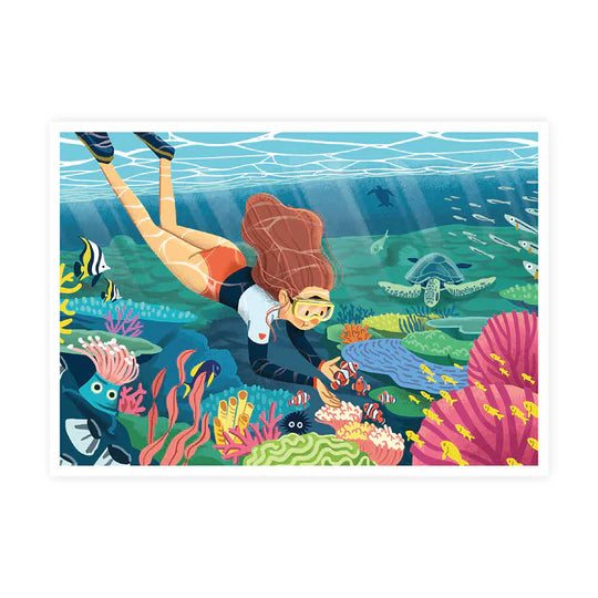 LOKAMADE Malaysia Series Postcard MSP71: Deep Diving into a Sea of Wonders