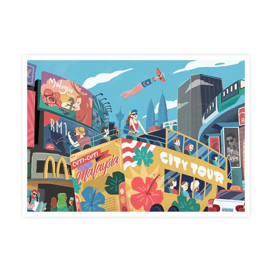 LOKAMADE Malaysia Series Postcard MSP72: Discovering Diversity Around Town