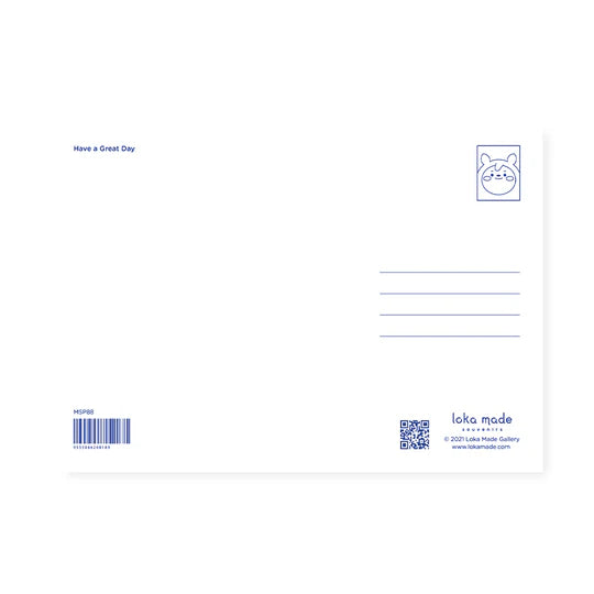 LOKAMADE Malaysia Series Postcard MSP88: Have a Great Day