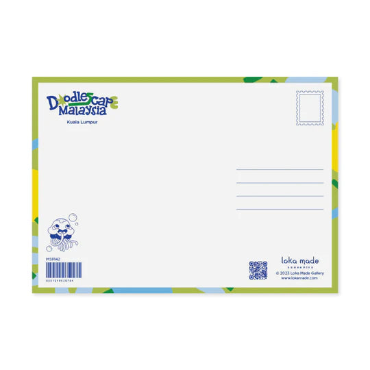 LOKAMADE Doodlescape Postcard MSP142: KL Morning