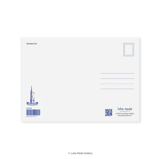 LOKAMADE Malaysia Series Postcard MSP146: Merdeka 118