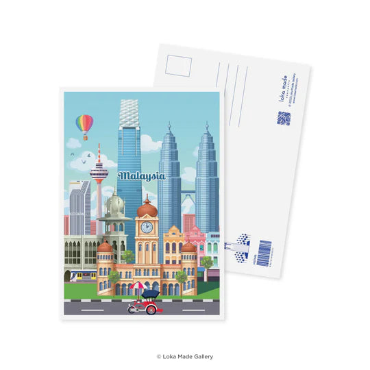 LOKAMADE Malaysia Series Postcard MSP148: Cityscape Wonders