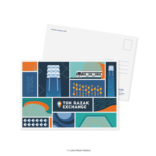 LOKAMADE Malaysia Series Postcard MSP150: A Visual Journey of TRX