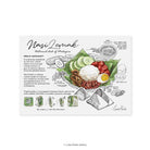 LOKAMADE Lokapedia Postcard MSP154: Nasi Lemak