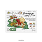 LOKAMADE Lokapedia Postcard MSP158: Banana Leaf Rice