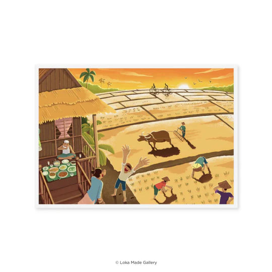 LOKAMADE x Nestfern Postcard MSP164: Golden Nostalgia