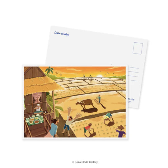 LOKAMADE x Nestfern Postcard MSP164: Golden Nostalgia