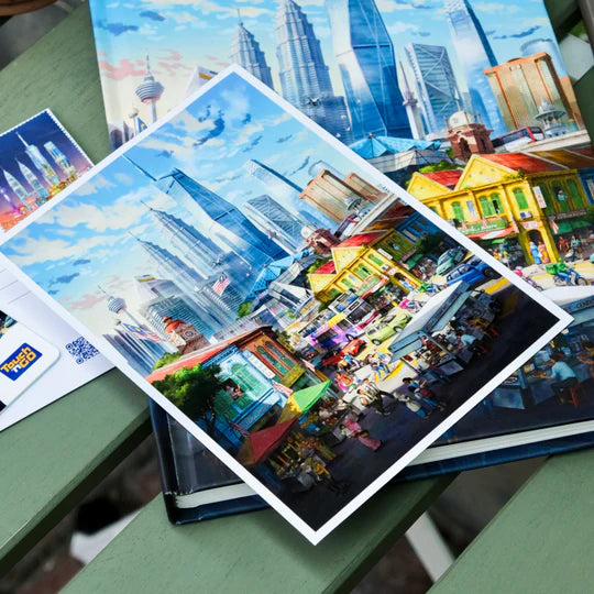 LOKAMADE Malaysia Series Postcard MSP166: Together We Rise