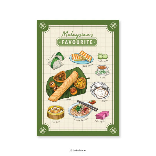 LOKAMADE Malaysian's Favourite Postcard MSP167: Breakfast