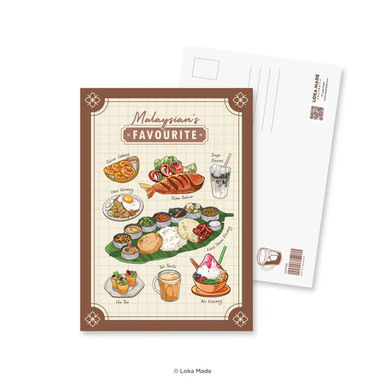 LOKAMADE Malaysian's Favourite Postcard MSP169: Dinner