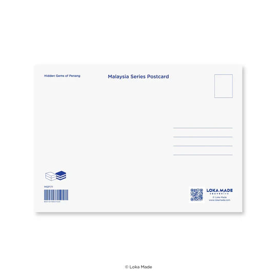 LOKAMADE Malaysia Series Postcard MSP171: Hidden Gems of Penang