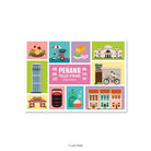 LOKAMADE Malaysia Series Postcard MSP174: Wonders of Penang Treasures