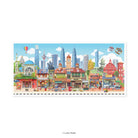 LOKAMADE Panaroma Postcard MPA12: Colorful Malaysia