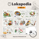 LOKAMADE Lokapedia Postcard Set MSPS12: Collectible Set 2 8 in 1