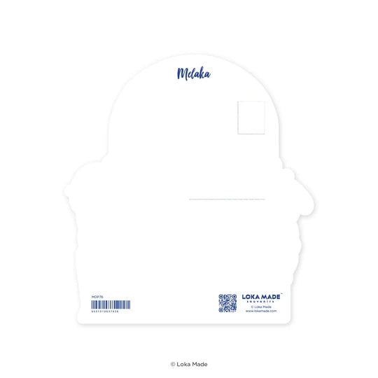 LOKAMADE Shaped Postcard MDP76: Melaka's Hidden Realm