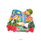 LOKAMADE Shaped Postcard MDP77: Flavors of Malaysia